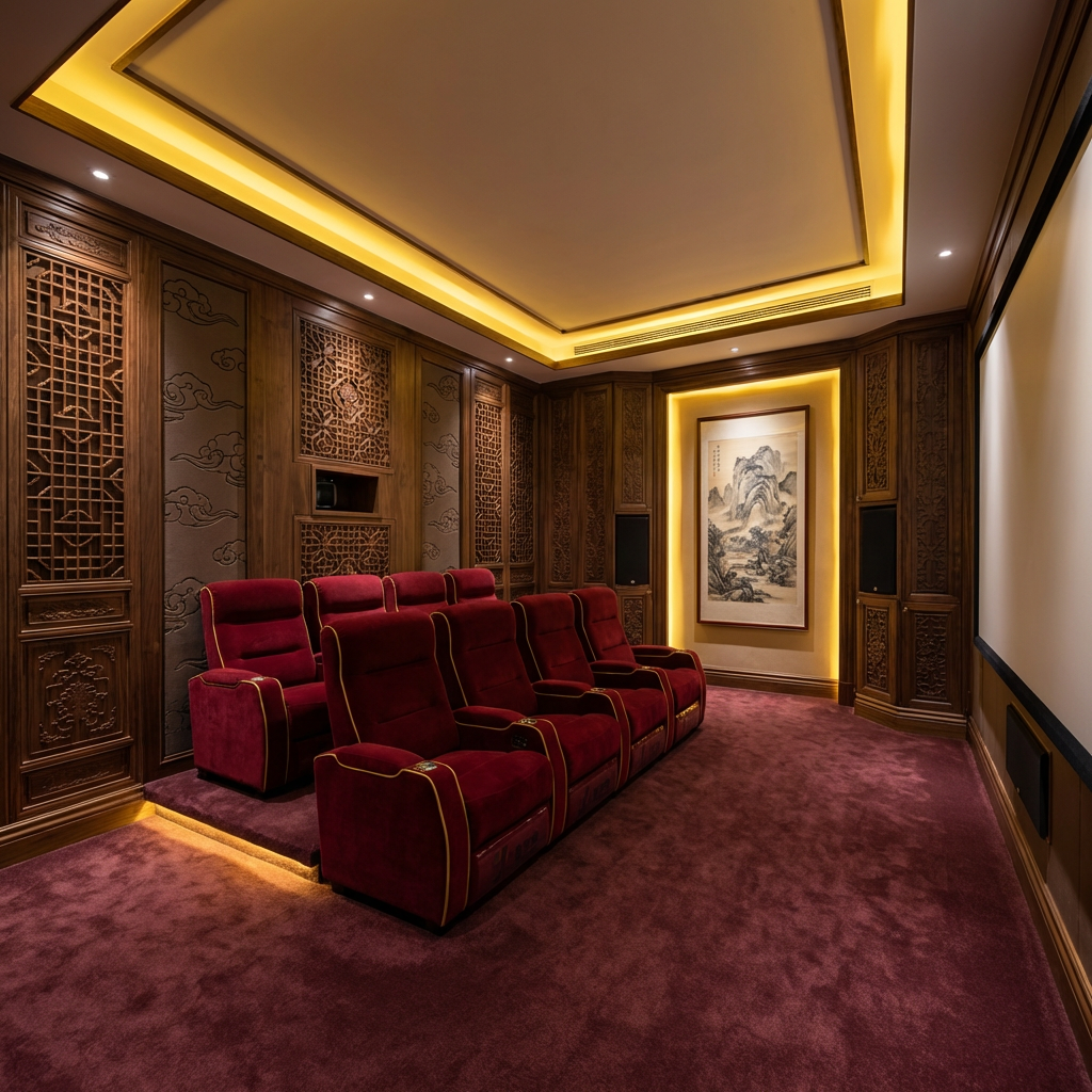 Chinese modern home theater