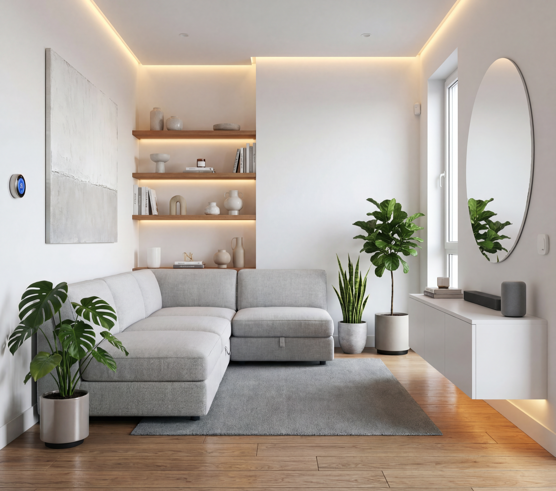 Modern Urban Apartment - AI Generated Interior Design